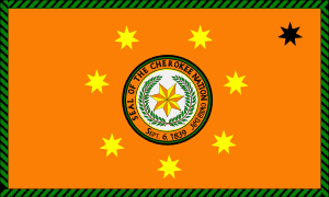 Picture of Flag of the Cherokee Nation
